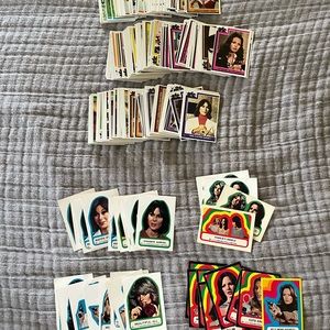 Charlie’s angels trading cards and stickers